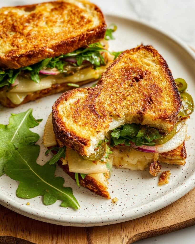 The Ultimate Spicy Cheddar & Apple Fall Veggie Sandwich Recipe