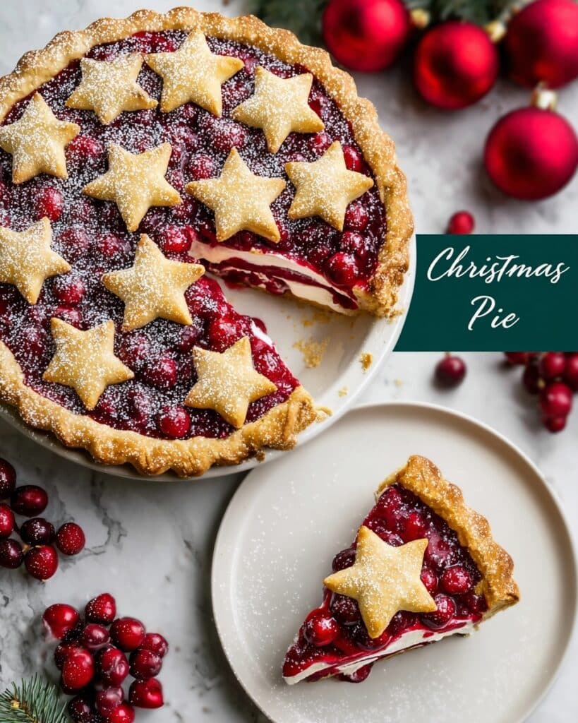 Christmas Pie – Flaky Crust with Spiced Gingerbread Cream Filling Recipe