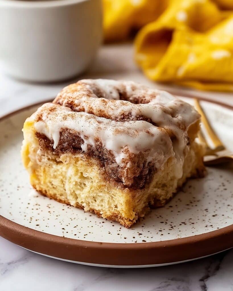 Crockpot Gooey Cinnamon Roll Dump Cake Recipe