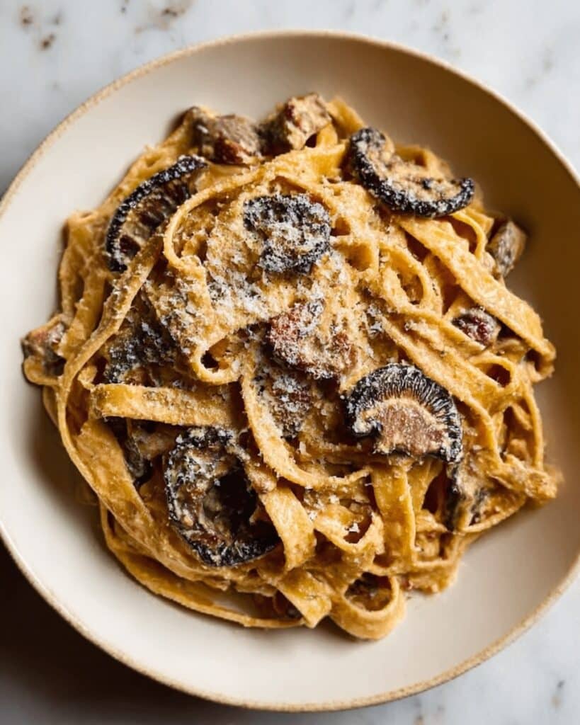 Caramelized Leek and Mushroom Gruyere Pasta Recipe