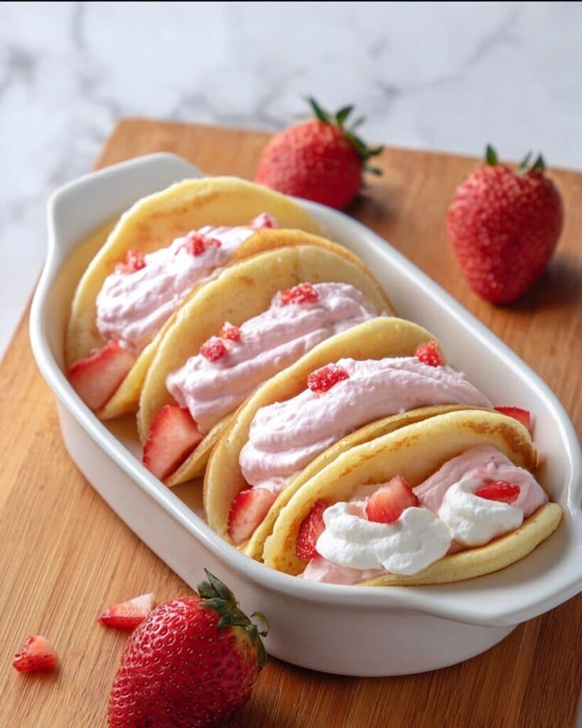 Strawberry Pancake Tacos Recipe