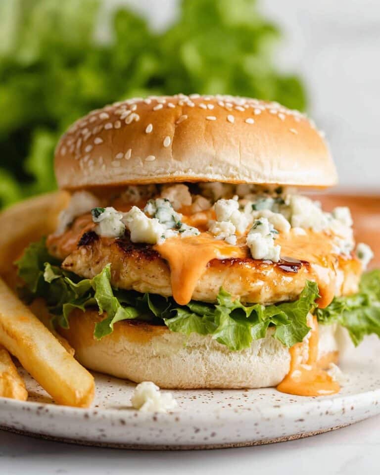 Buffalo Chicken Burgers Recipe