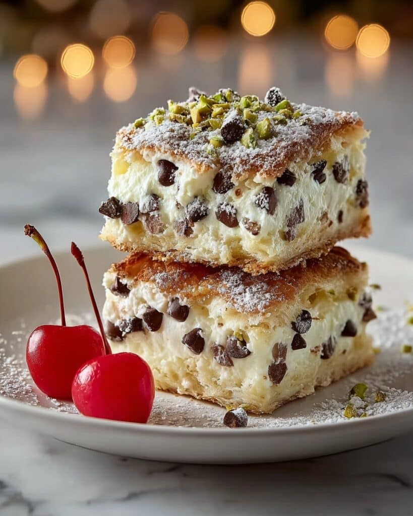 Classic Cannoli Squares Recipe