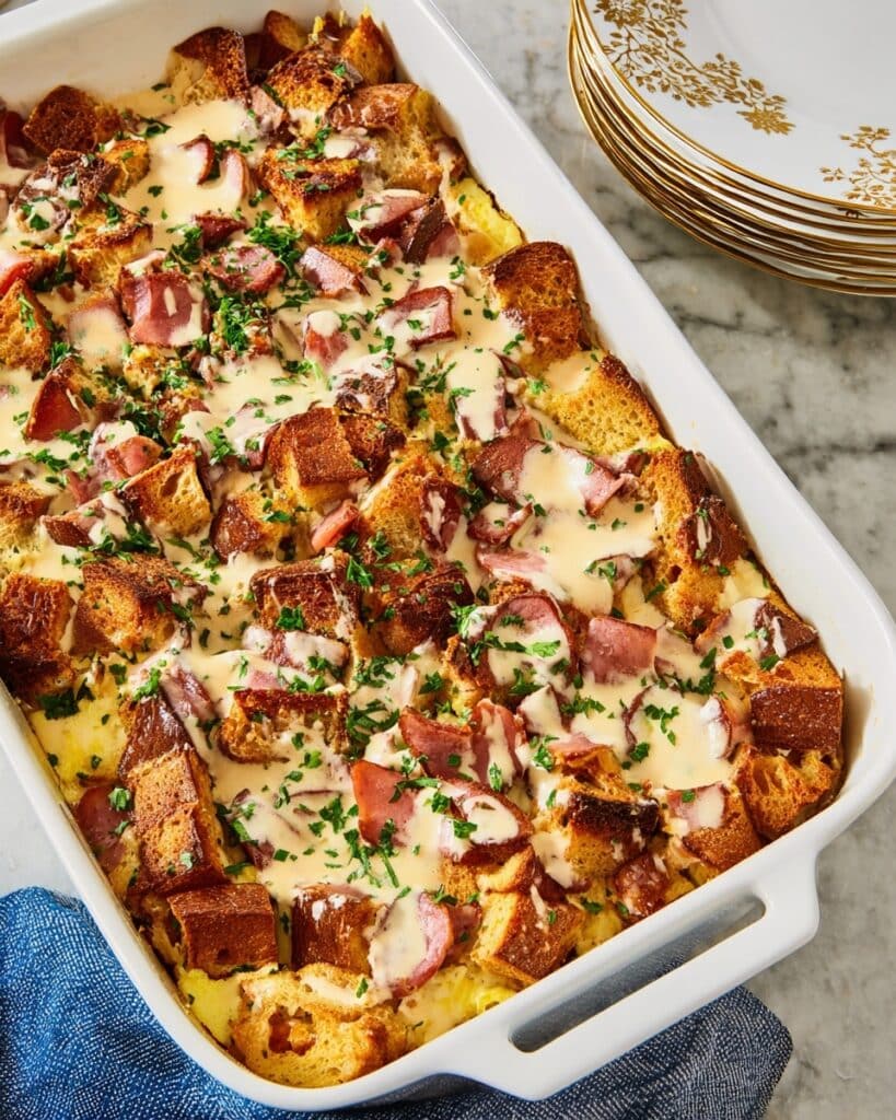 Savory Eggs Benedict Casserole Recipe