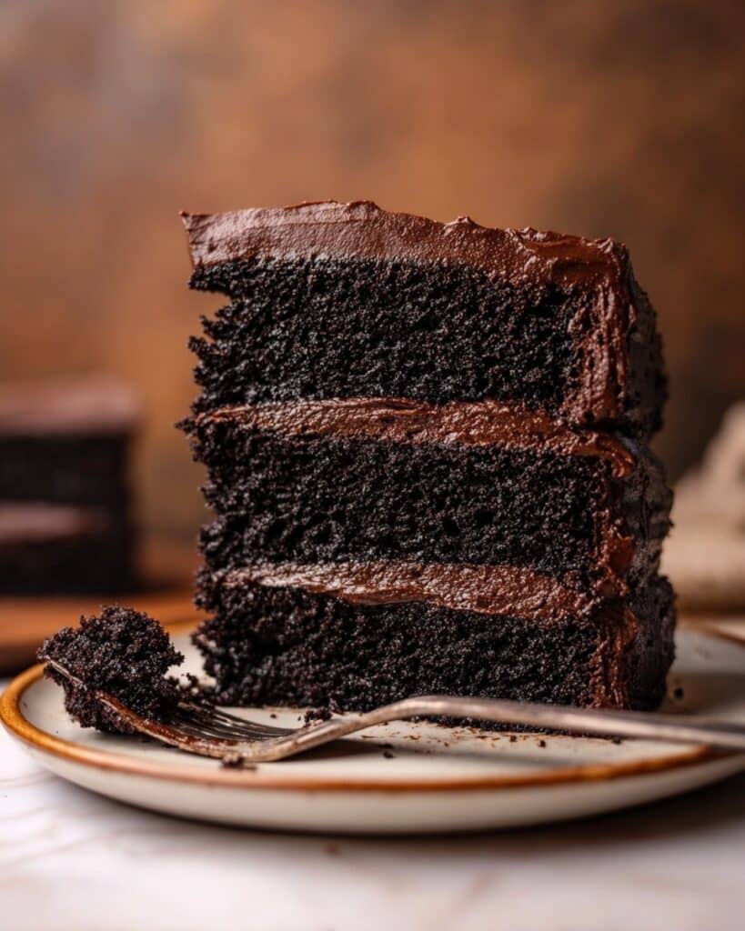 Black Chocolate Cake Recipe
