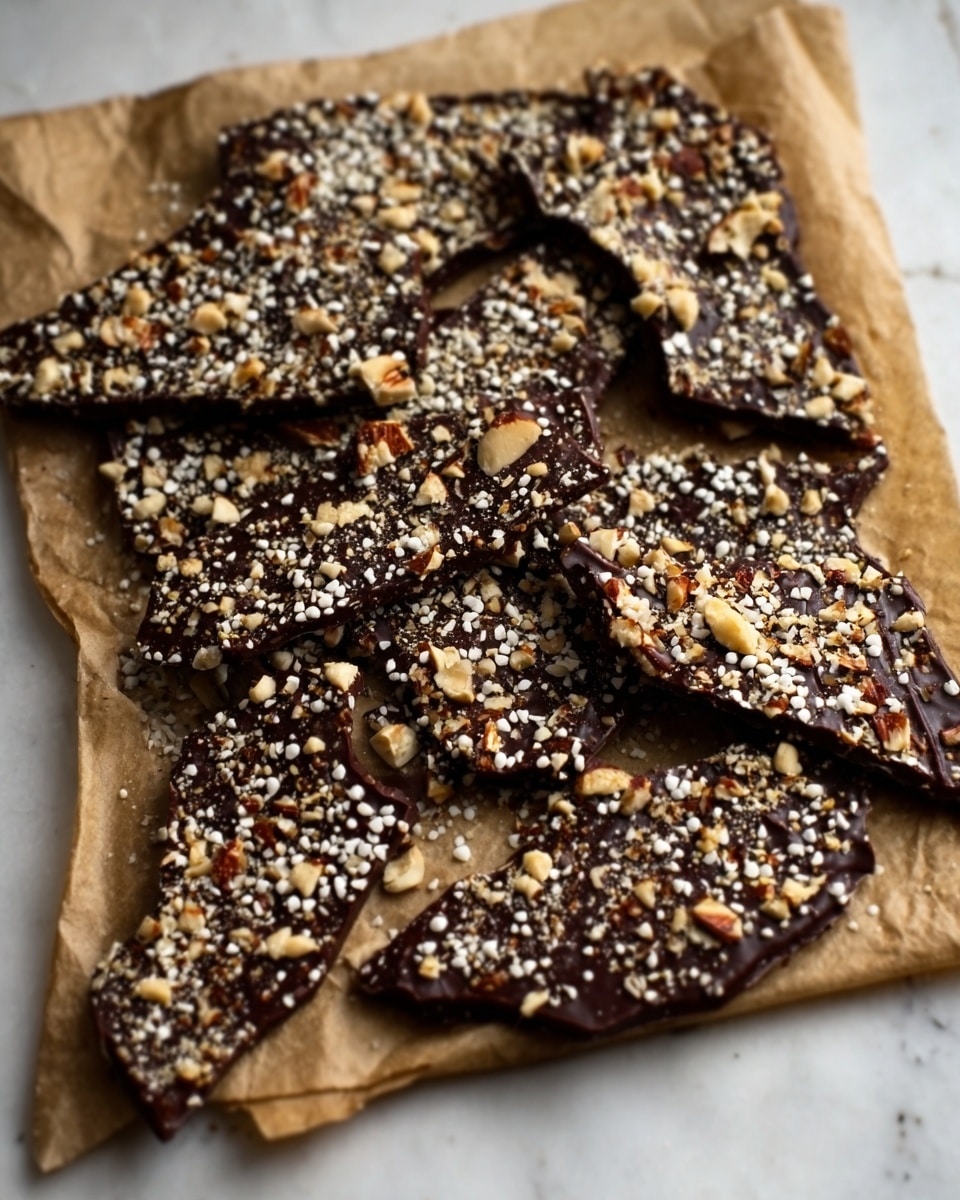 Coffee Toffee with Dark Chocolate and Hazelnuts Recipe