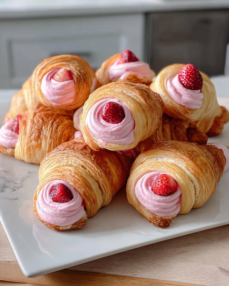 Sourdough Strawberry Croissants Recipe