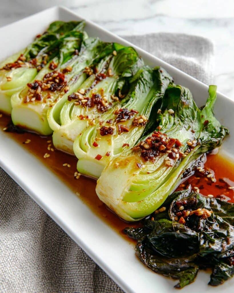 Baby Bok Choy with Soy Sauce and Garlic Recipe
