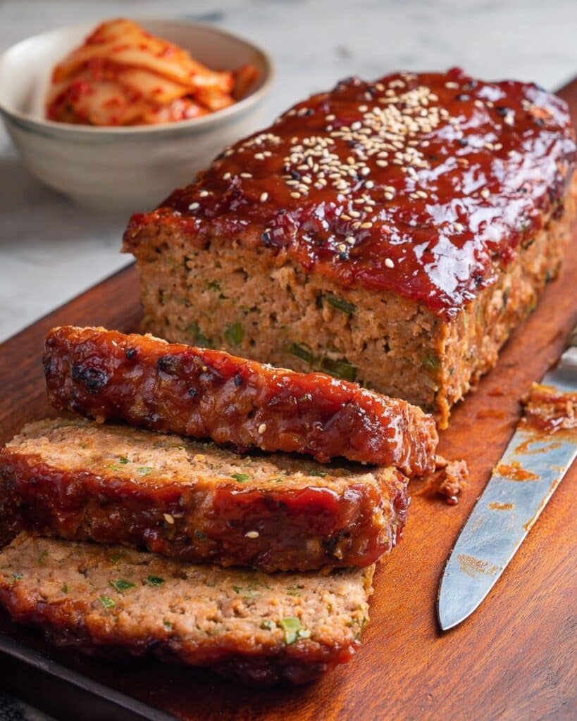 Korean Meatloaf with Gochujang Glaze Recipe
