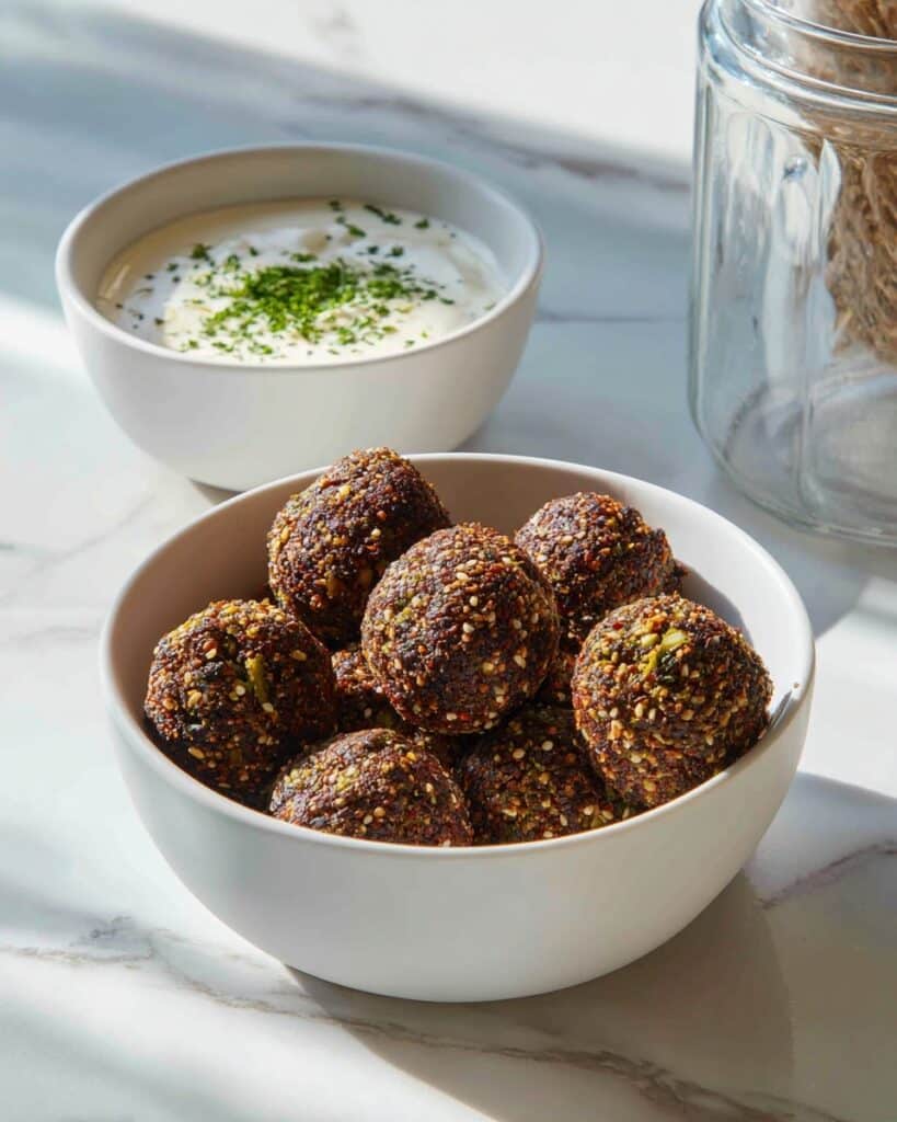 Chickpea Quinoa Falafel Recipe