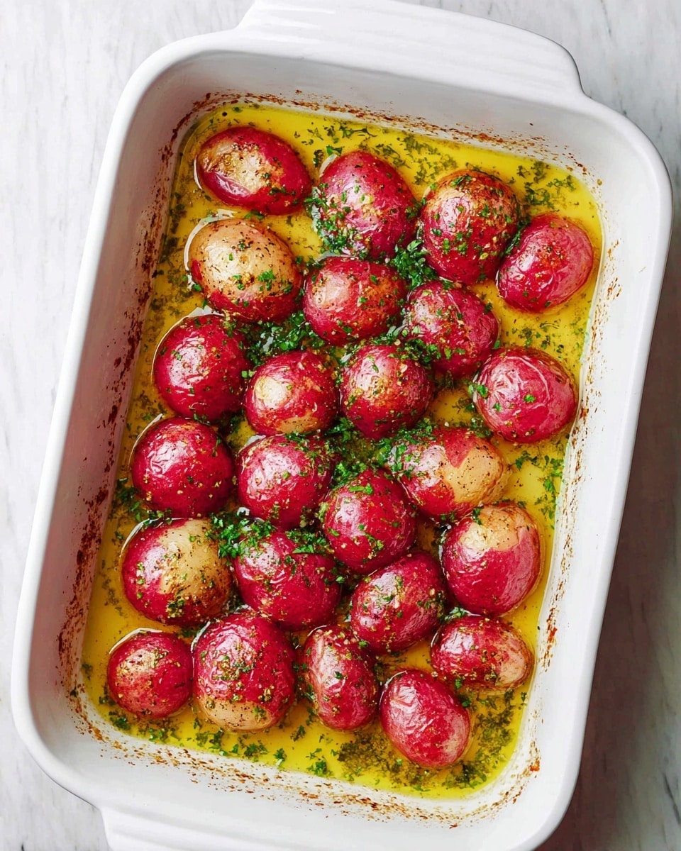 A white bowl filled with cut roasted radishes showing two main layers: a bright pink, slightly wrinkled outer skin with a roasted, slightly charred look and a pale creamy white inner flesh that appears soft and juicy, speckled with herbs and small bits of roasted seasoning. The radishes are cut mostly into halves and quarters, piled loosely inside the bowl. The background shows a white marbled surface with a hint of a red and white cloth in the top part of the image. photo taken with an iphone --ar 4:5 --v 7