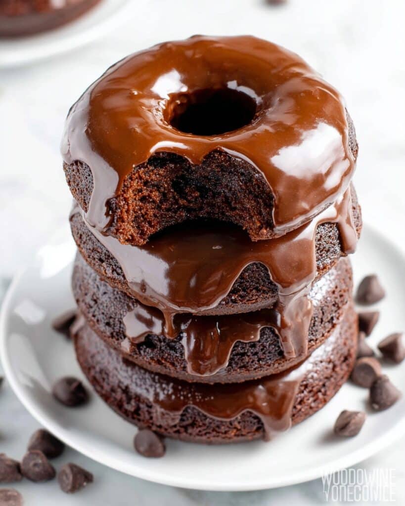 Protein Donuts with Sugar-Free Chocolate Glaze Recipe