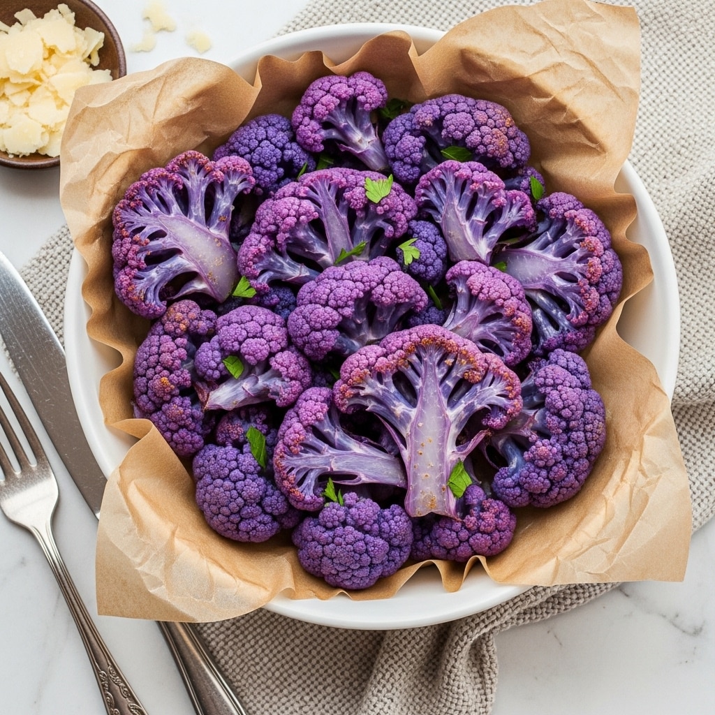Roasted Purple Cauliflower Recipe