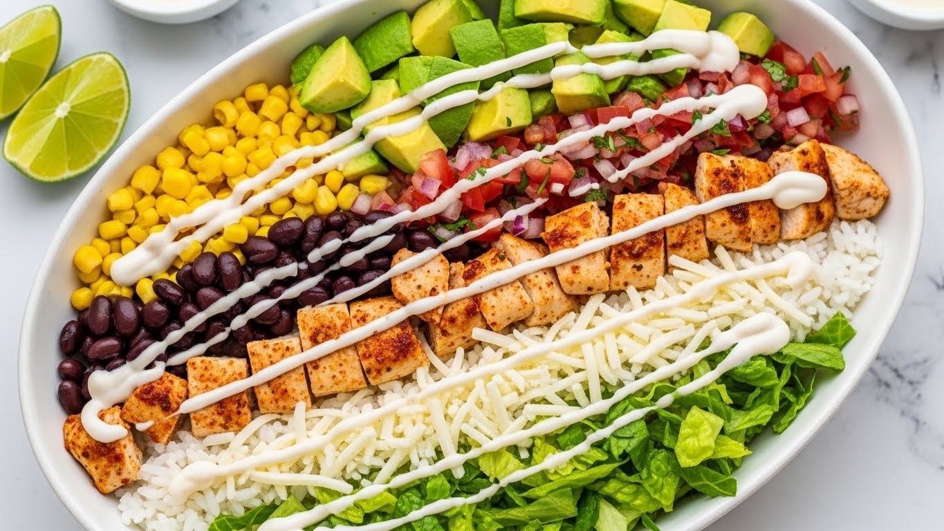 Chicken Burrito Bowls Recipe