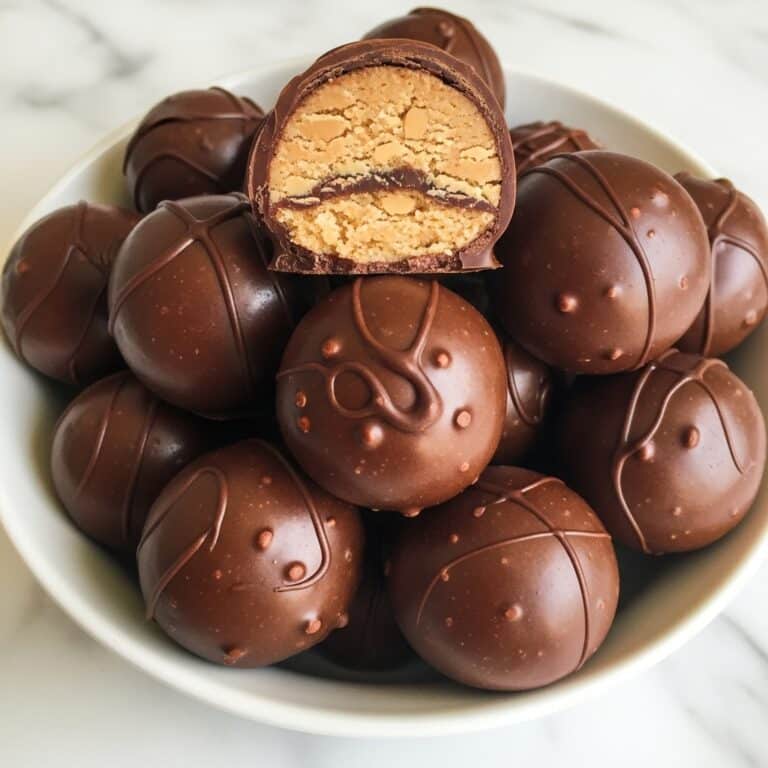 Chocolate Peanut Butter Balls Recipe