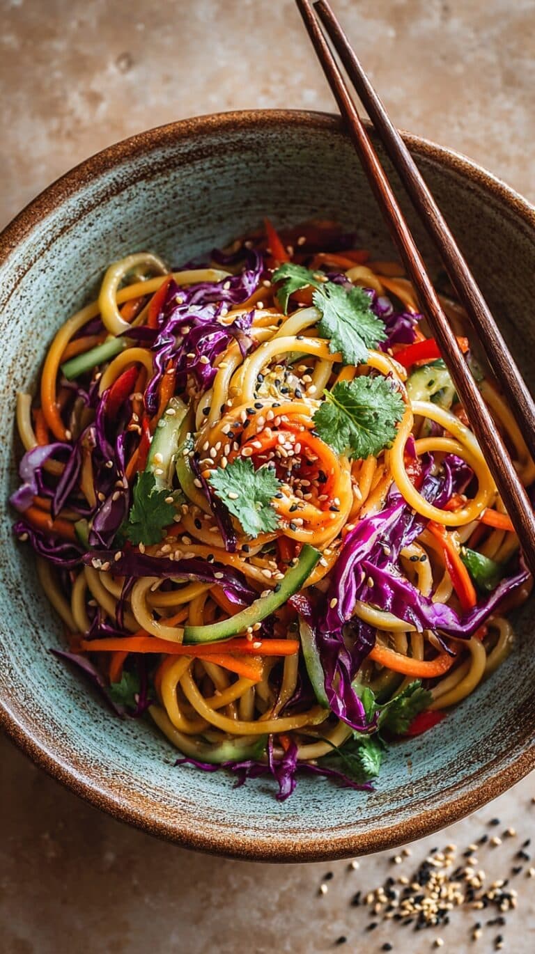 Rainbow Vegetable Spaghetti Recipe