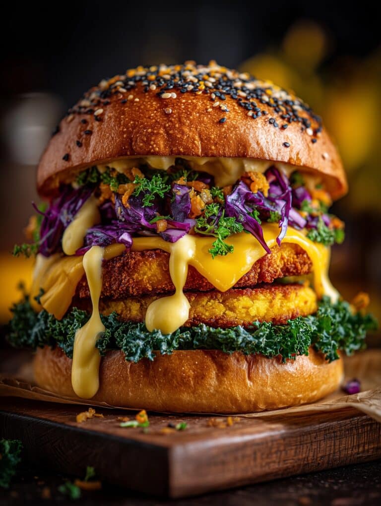 Crispy Vegan Black Bean Burger Recipe