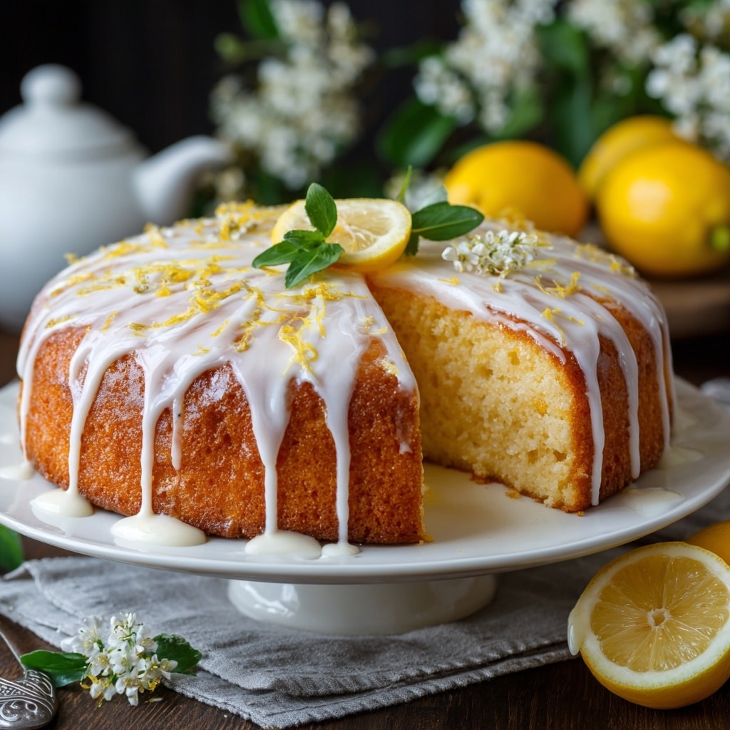 Flourless Lemon Yogurt Cake Recipe - Recipe Image