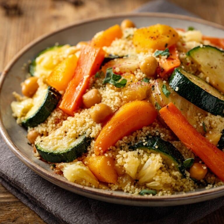 5-Day Couscous with Vegetables and Herbs Recipe
