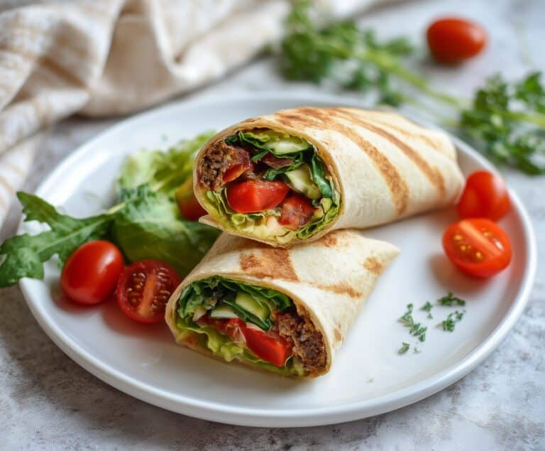 Mushroom Fajitas with Creamy Avocado Houmous Recipe