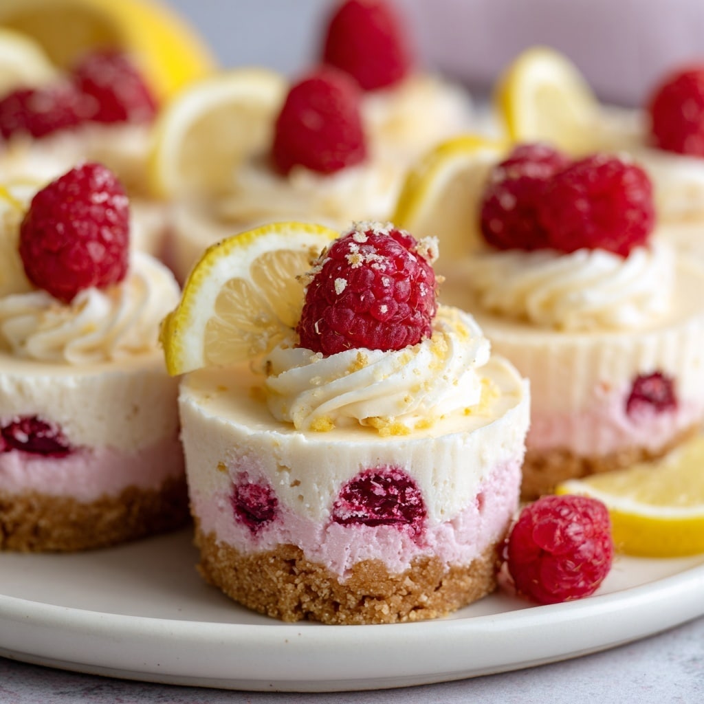 No-Bake Strawberry Lemon Cheesecake Jars Recipe