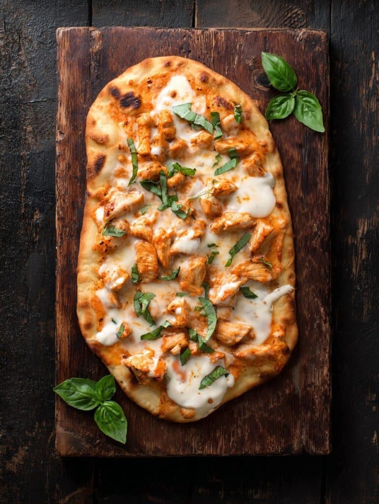 Buffalo Chicken Flatbread Recipe
