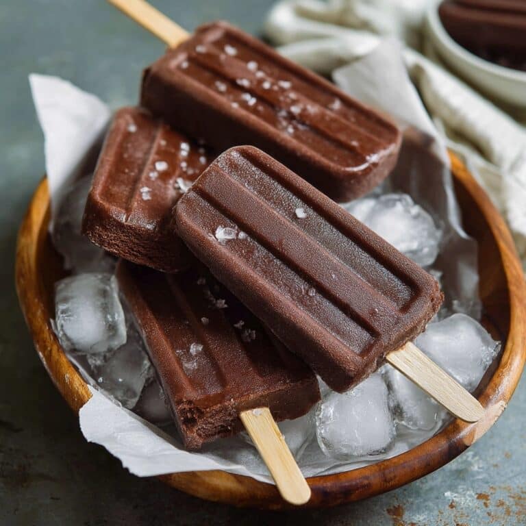 Chocolate Apple Slice Pops Recipe
