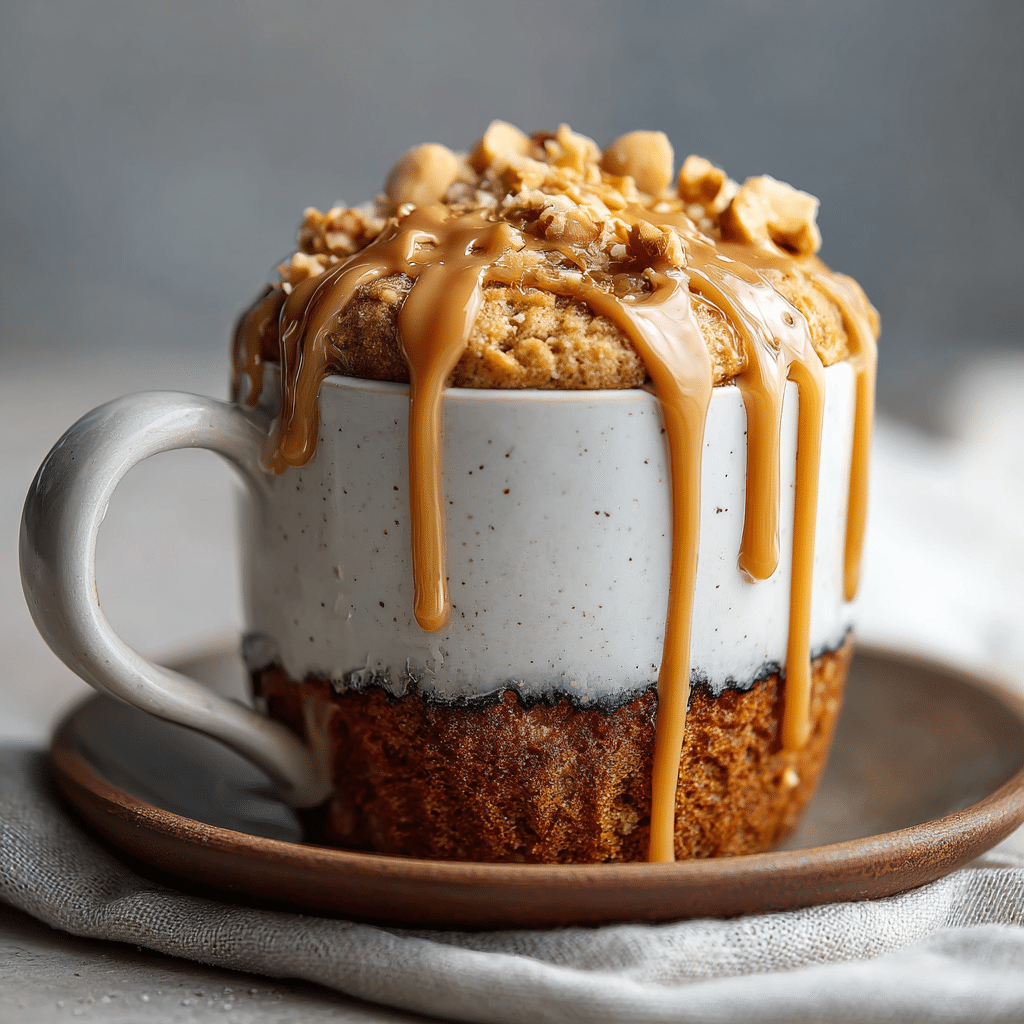 Protein Cinnamon Roll Mug Cake Recipe - Recipe Image