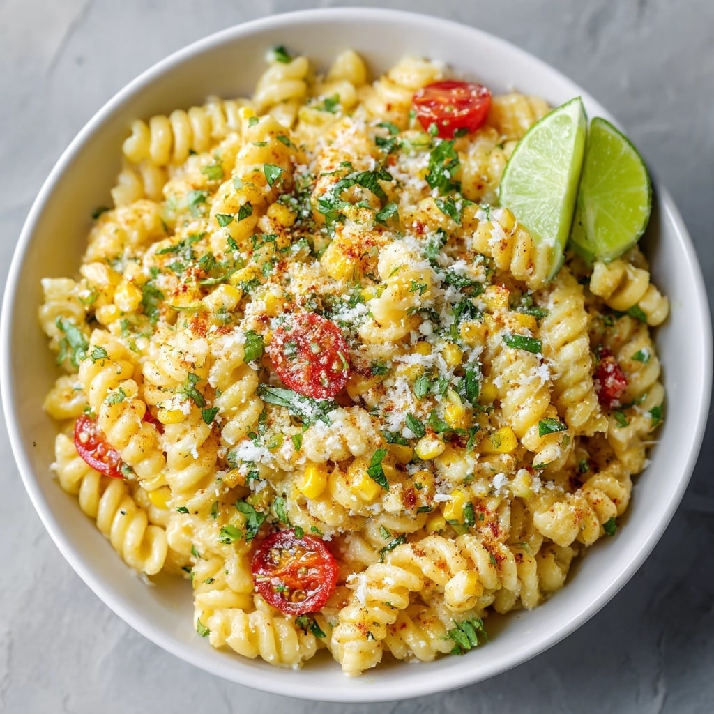 Healthier Mexican Corn Pasta Recipe - Recipe Image