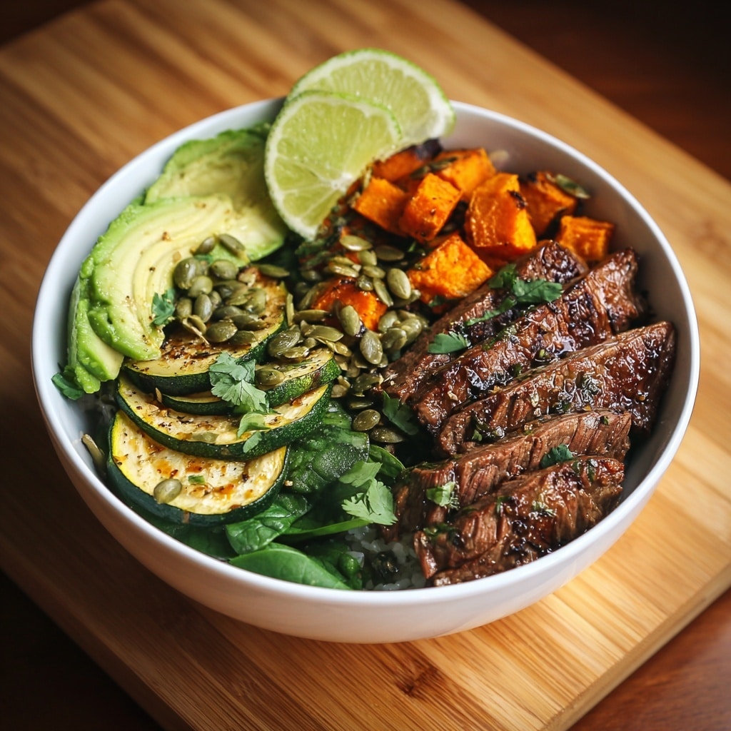 High-Protein Steak Fajita Bowl (Low-Carb) Recipe - Recipe Image