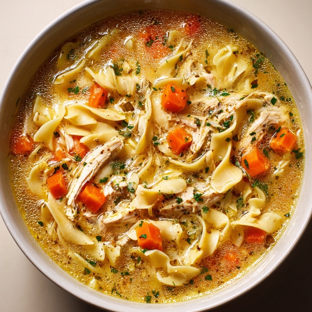 Creamy Chicken Noodle Soup Recipe - Recipe Image