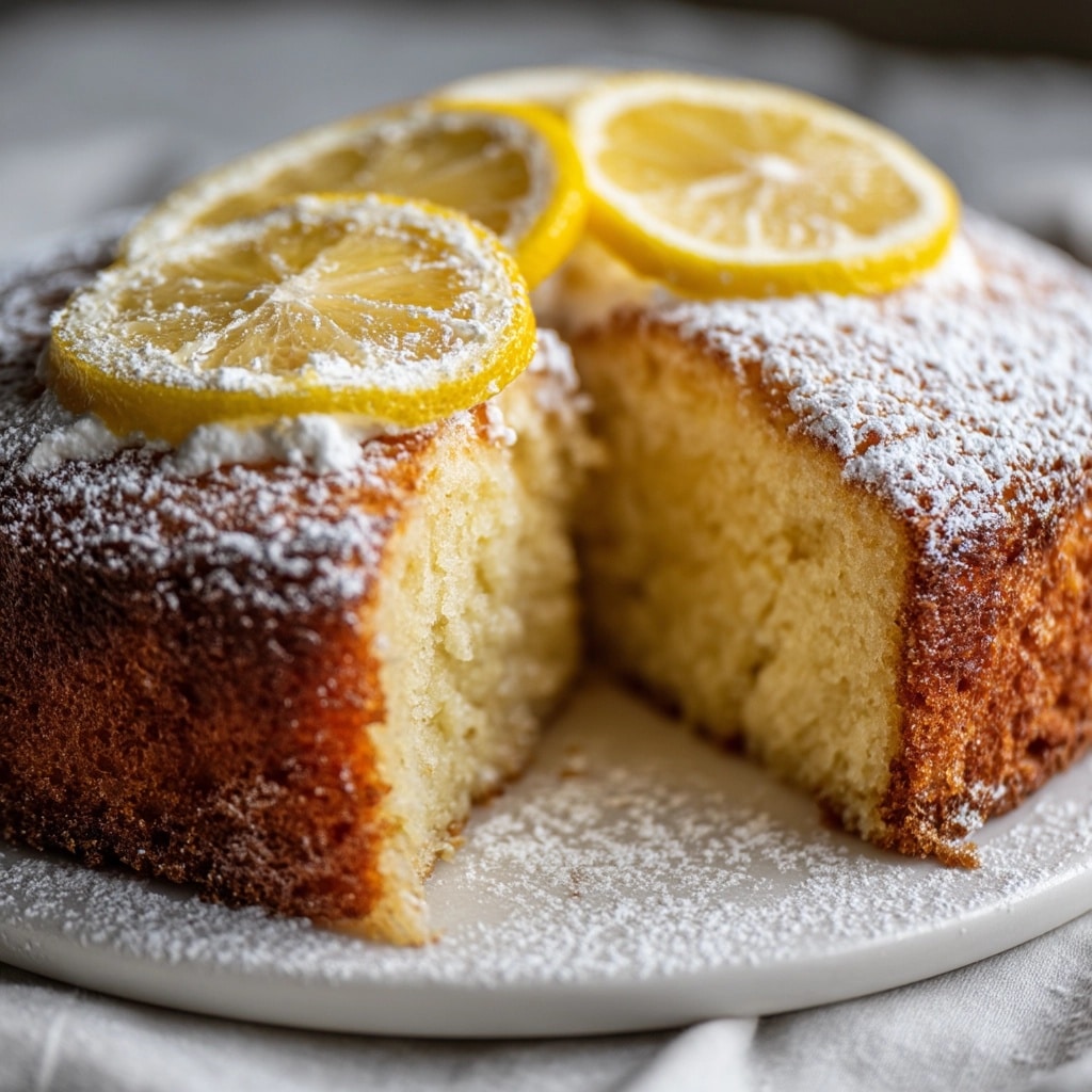 Italian Grandma’s Lemon Custard Cake Recipe