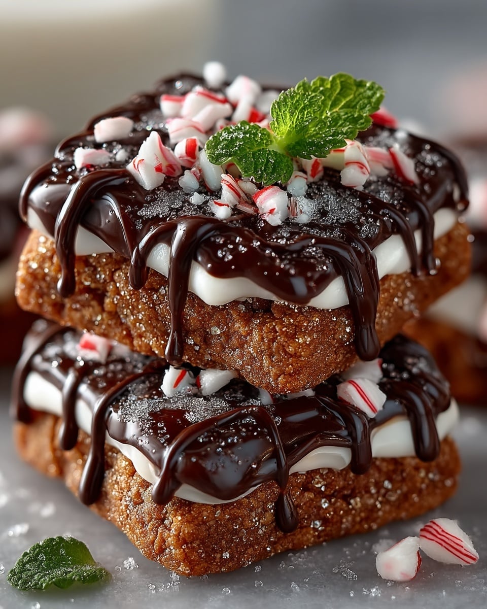 Peppermint Bark Cookie Cake Recipe - Recipe Image