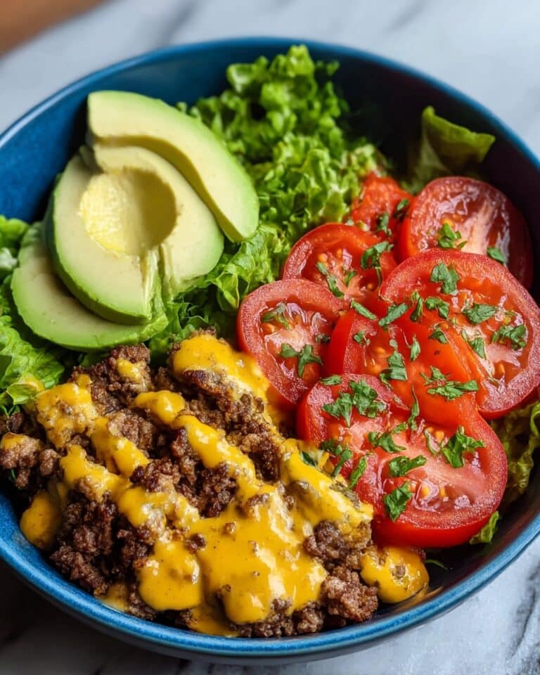 High-Protein Cheeseburger Bowls Recipe