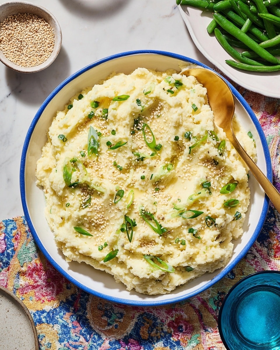 Toasted Sesame Oil Mashed Potatoes Recipe - Recipe Image