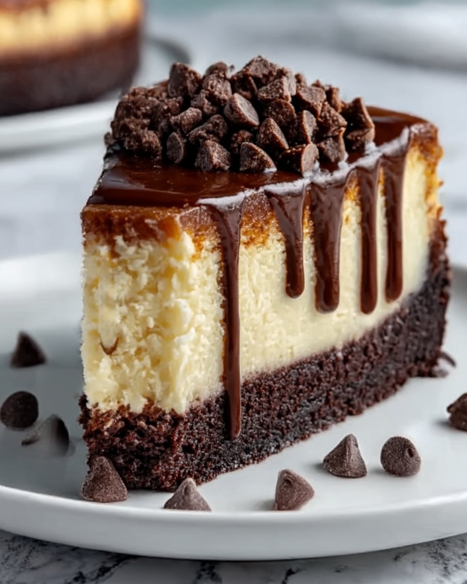Fudgy Brownie Bottom Cheesecake Recipe