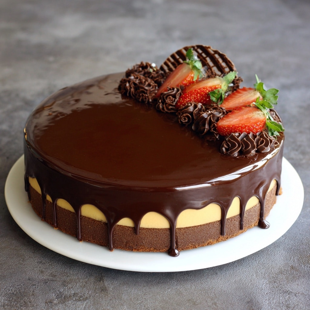 Chocolate Covered Strawberry Cheesecake Recipe - Recipe Image