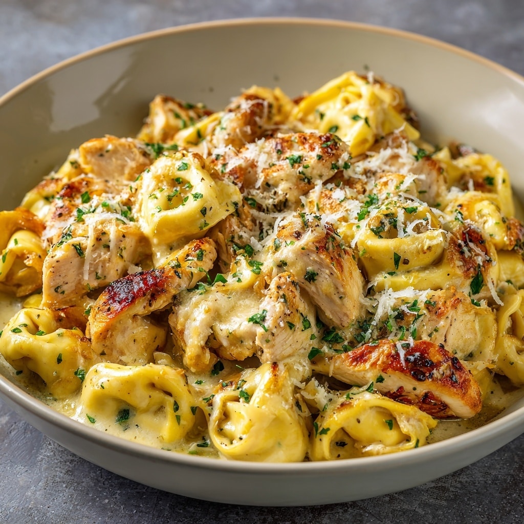 Alfredo Tortellini Bake Recipe - Recipe Image