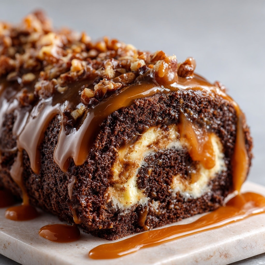 Peanut Butter Cup Chocolate Roll Recipe - Recipe Image