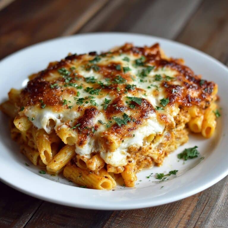 Healthy Baked Mostaccioli Recipe