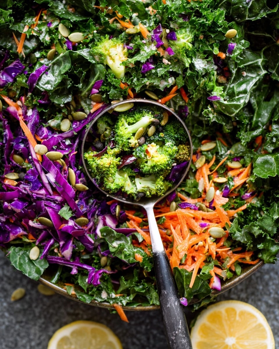 Detox Salad with Lemon Ginger Vinaigrette Recipe - Recipe Image