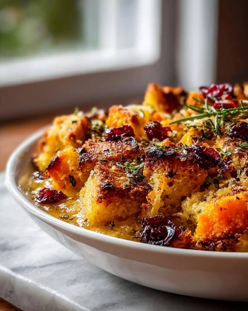 Sweet Potato Cranberry Gratin Festive Recipe