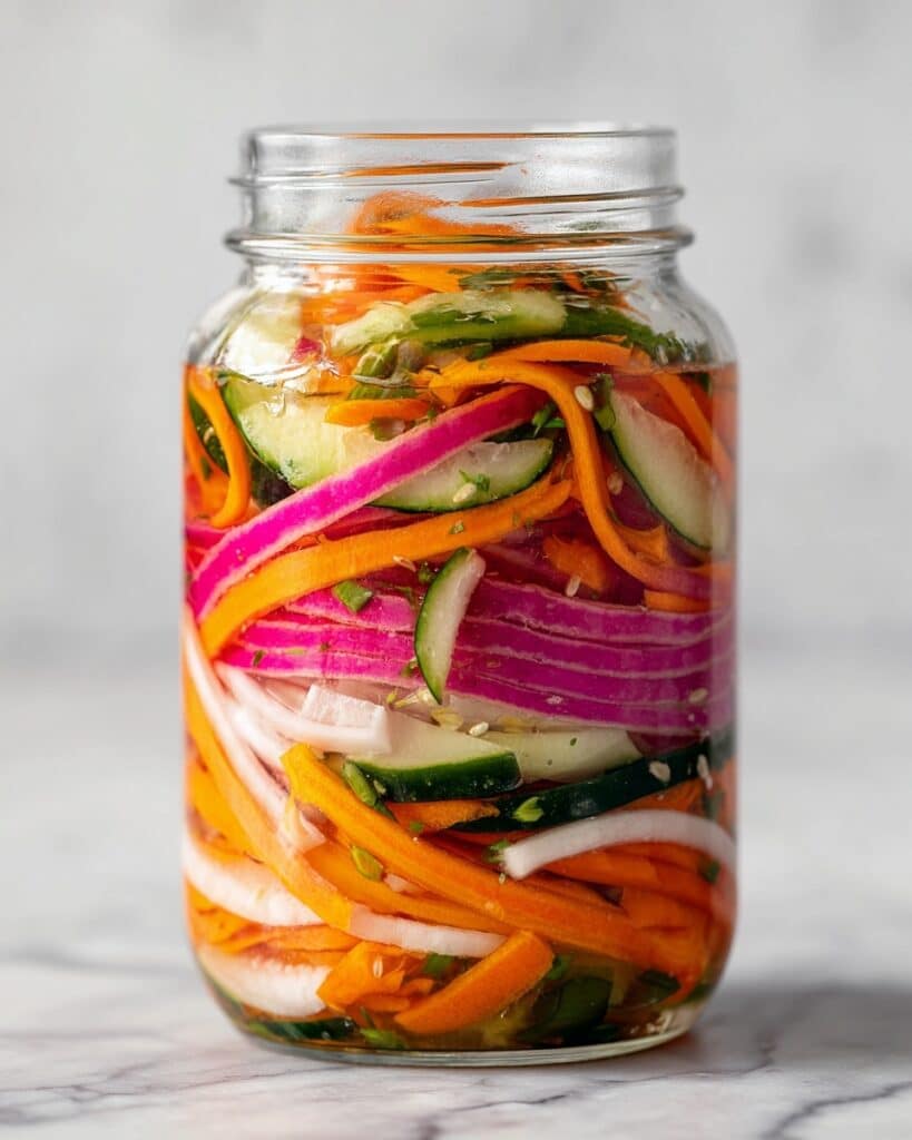 Quick Fridge Pickled Vegetables Recipe