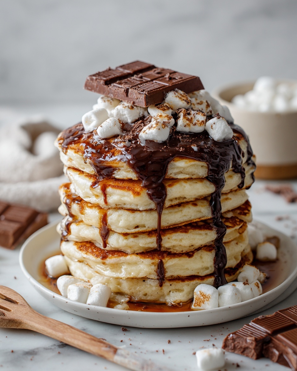 Best S’mores Pancakes Recipe - Recipe Image