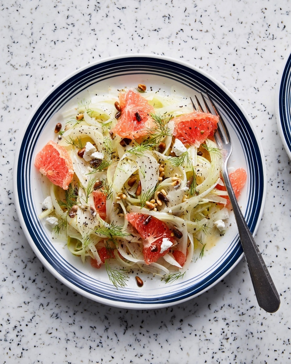 Grapefruit & Goat Cheese Fennel Salad Recipe