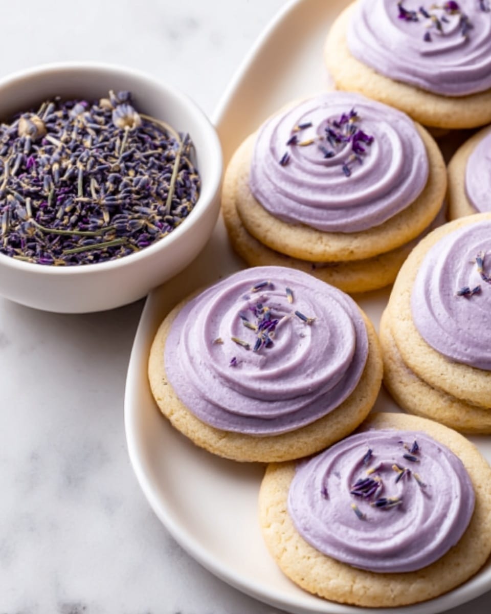 London Fog Cookies with Lavender Frosting Recipe