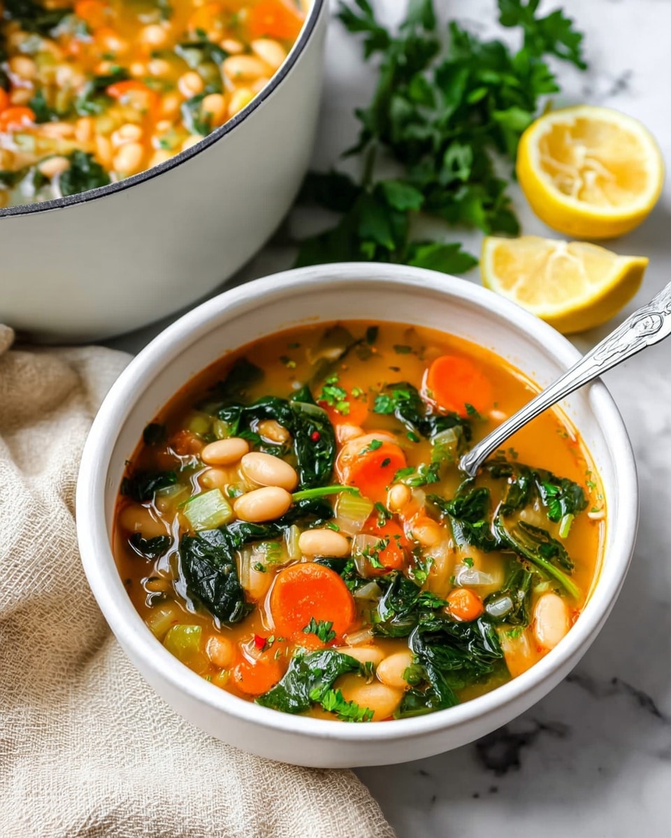 Tuscan White Bean Soup with Kale Recipe - Recipe Image
