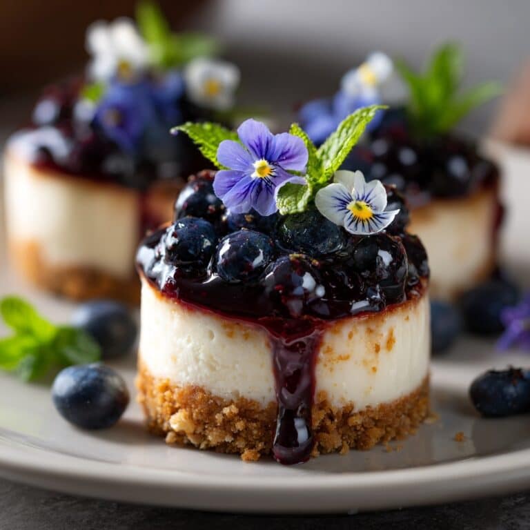 Blueberry Crumble Cheesecake Recipe