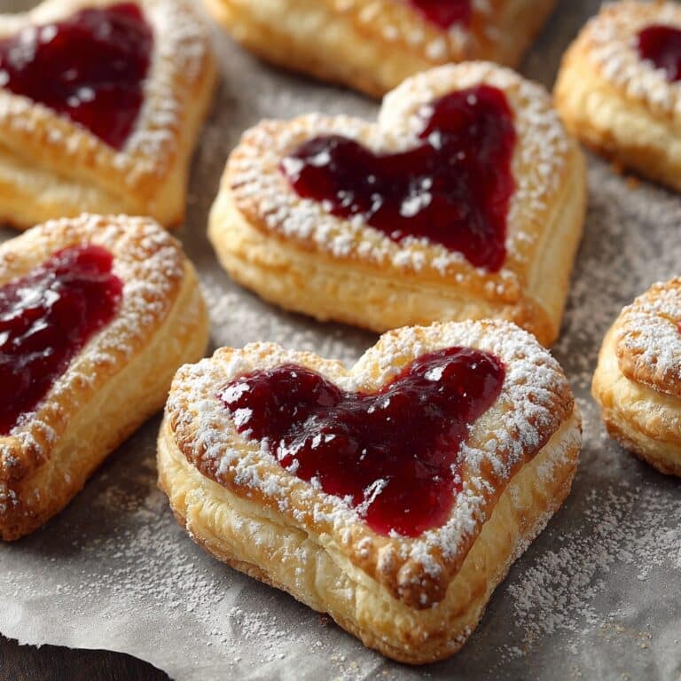 Strawberry Cream Cheese Heart Danishes Recipe