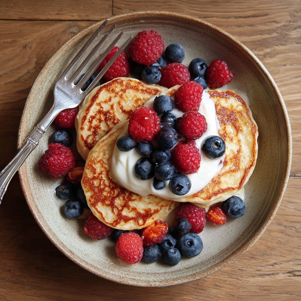 Brunch Pancake Sharing Board with Crispy Bacon and Sweet Toppings Recipe